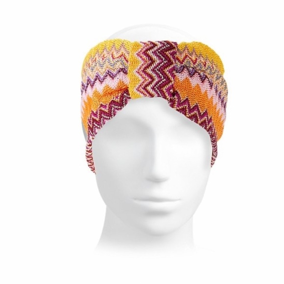 💕x2HP💕Missoni zig zag chevron knit headband - Picture 3 of 9